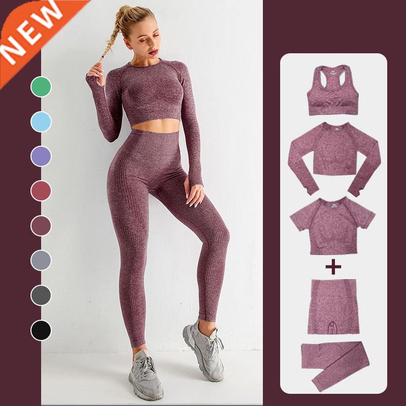 Conjunto de 2 Piezas de Ropa de Enrenamiento para Mujer, Top