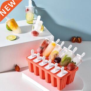 Popsicle Ice Mold Silicone Ice Lattice Ice Cream Popsicles