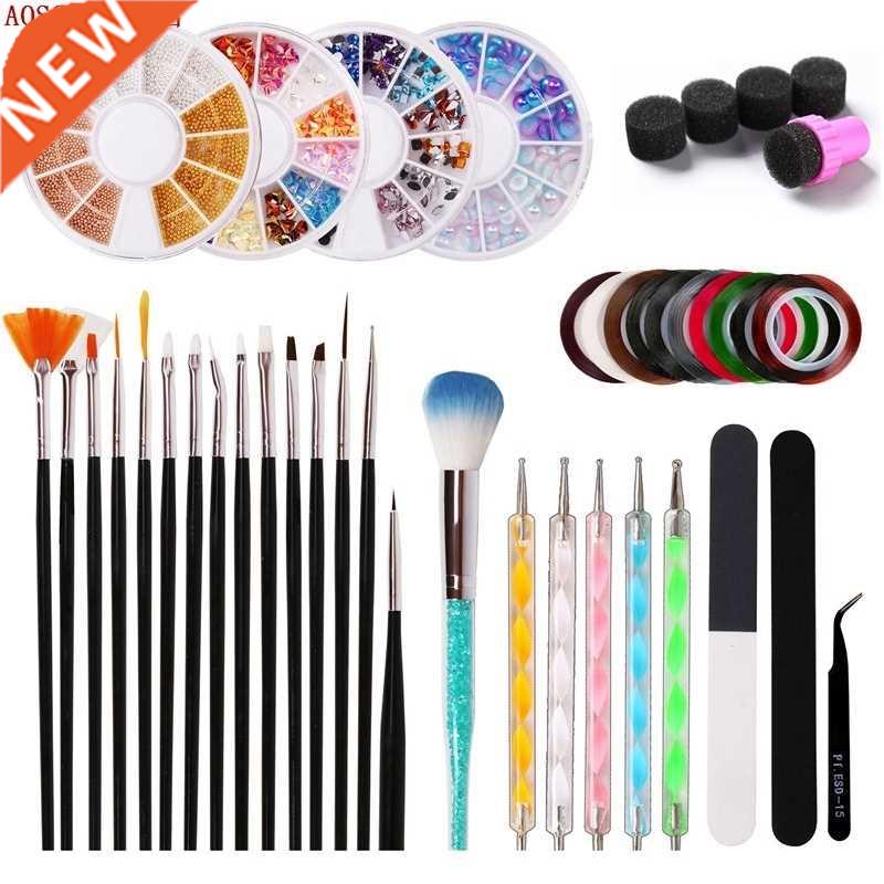 12PCS DIY Nail Art Tools Nail Rhinestone Painting Nail Pen 3