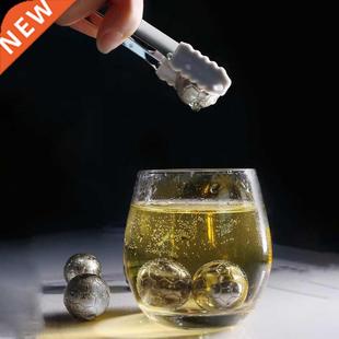 Round Sphere Soccer Ball Ice Cube Molds Stainless Steel Ice