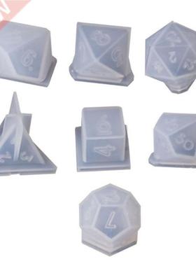 7 Shapes Dice Fillet Square Triangle Dice Mold Dice Digital
