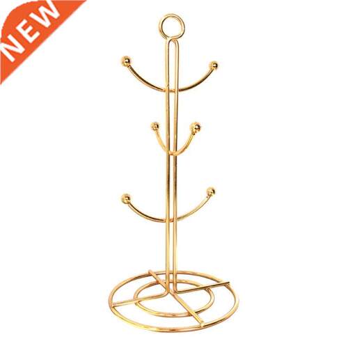 Coffee Cup Holder Mug Storage Rack Tree Shape Hanging Drain