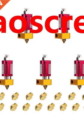 5 Pcs 3D Prnter Extruder Hot End 15 Peces0.M MK8 Nozzle