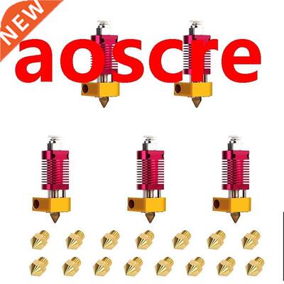 5 Pcs 3D Prnter Extruder Hot End 15 Peces0.M MK8 Nozzle