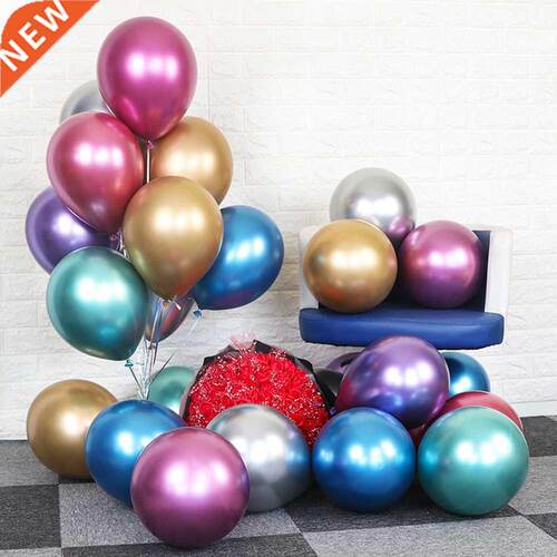 10/20/0Pcs 5/10/12 Inch Metallic Balloon Chrome Metal Ball