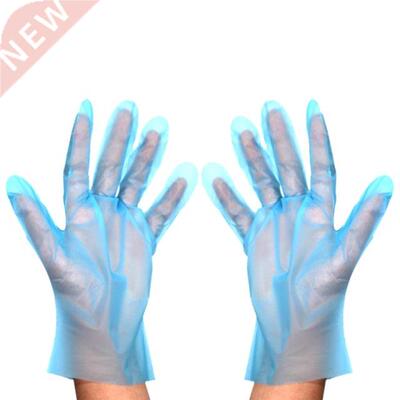 100 Pieces Disposable TPE Gloves Food Grade Catering Barbecu