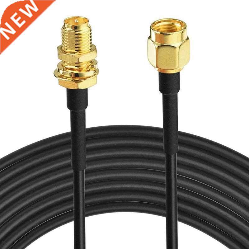 wifi antenna extension cable 50 feet rp-sma male to rp-sma f