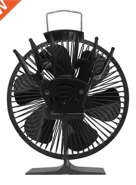 6-Blade Auto-sensing Fireplace Fan Newly Designed Heat Power