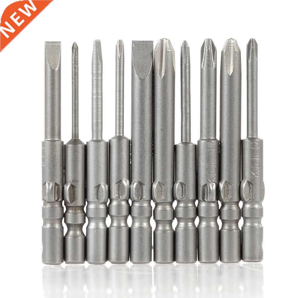 Electric Screwdriver with 10pcs Bits Stepless Speed AC110V-