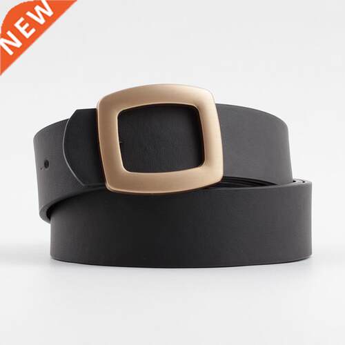 2022 Wide Leather Waist Strap Belt Women Black White Pink hi