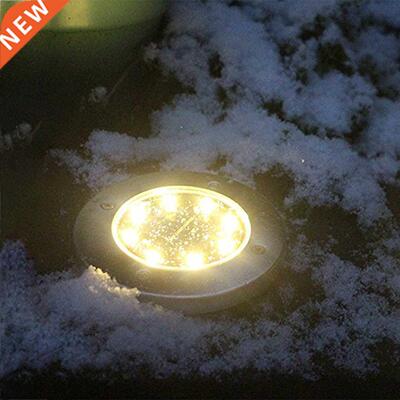 4Pcs/1Pc 8 LED Solar Power Buried Light Ground Lamp Outdoor