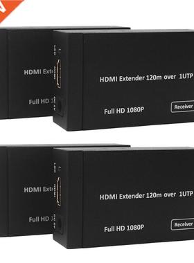 HDMI Cable 1080P Extender 120m Single Network Cat5e/6 Lan Et