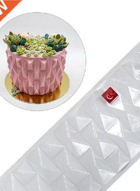 Tringle Pattern Cake Stencil Lace Home Cake Boder Chocolate