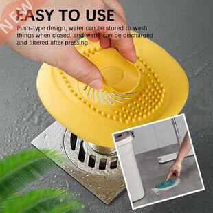 Bathroom Washbasin Drain Hair Catcher Silicone Sink Drain St