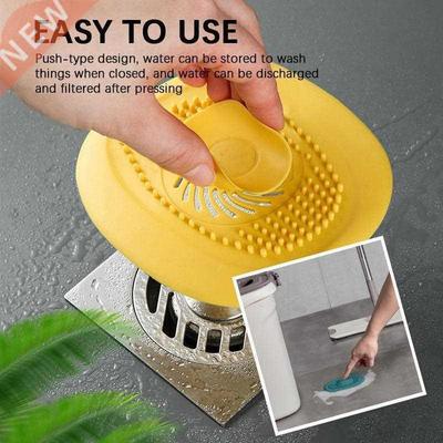 Bathroom Washbasin Drain Hair Catcher Silicone Sink Drain St