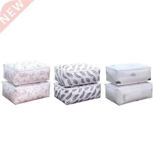 2Pcs Foldable Storage Bag Clothes Blanket Quilt Closet