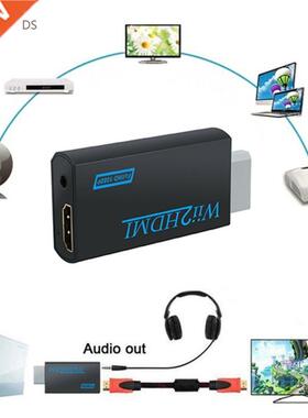 Wii To HDMI apter Converter 1080p Full HD TV Audio 3.5 Mm