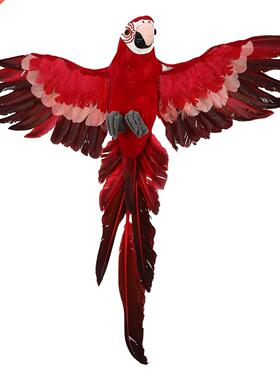 1pc Patio Home Garden Hanging Parrot Decoration Simulation