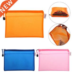 1pc Folder for documents Capacity A5 Zipper File Pocket Stor