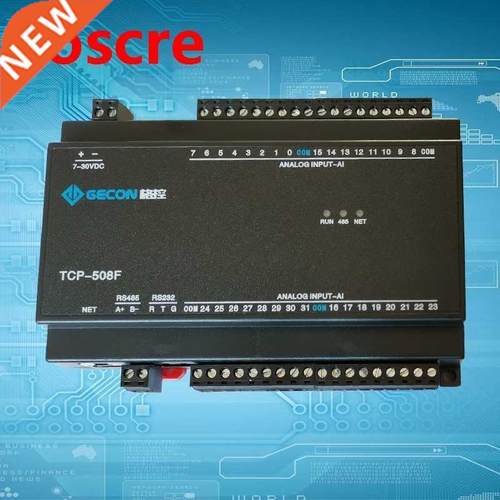 2AI analog quantity 4-20MA 0-10V ADC acquisition Ethernet I