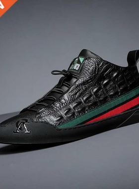 Genuine Leather High Quality Men Shoes Casual Daily ndy Snea