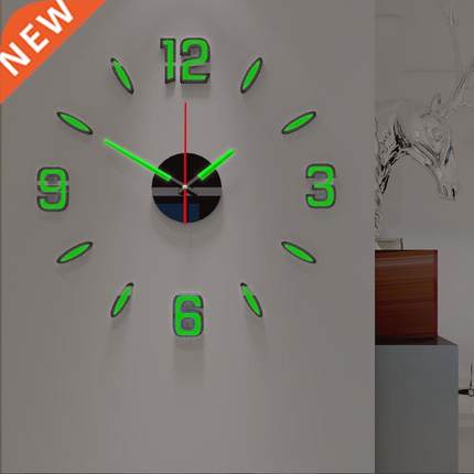 Luminous DIY Clock Home Simplicity Silent Fashion Wall Clock