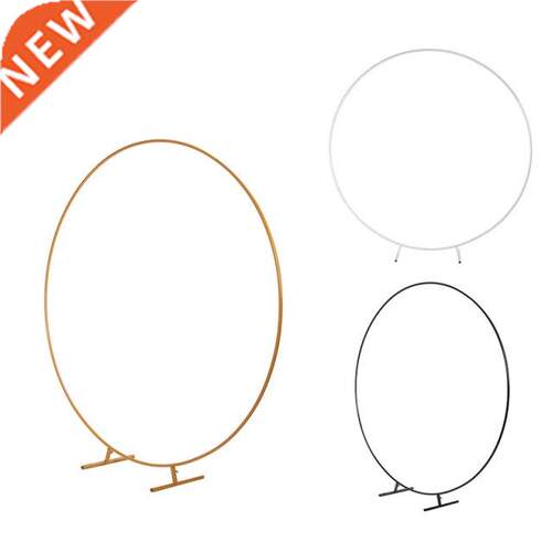 1M .28FT Wedding Stand Circle Arch Flower Rack Backdrop Met