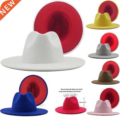 red bottom fedoras men`s cap Jazz Hats Cowboy Hat For Women