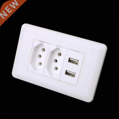 Wall Power Brazil Socket 15A Brasil Standard Double Soquete