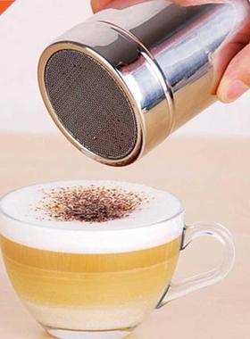 Classic Chocolate Sugar Shaker Cocoa Flour Coffee Sifter Dus