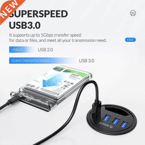 ORICO DESK-4U 5Gbps High Speed USB HUB Splitter Multi USB 3.