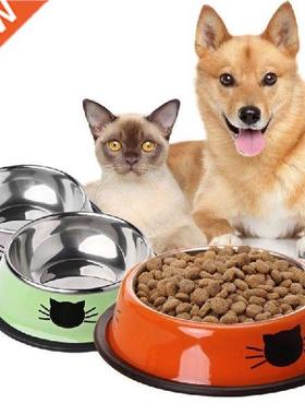 Mangkuk Makanan Anjing Kucing Anti Selip Tebal Perlengkapan