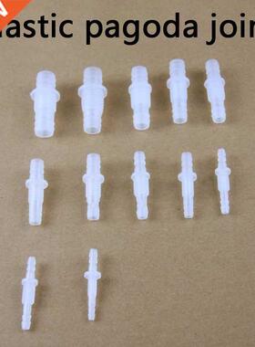 Plastic pagoda joint PP Thread Hex Nut PP Straight Connecto