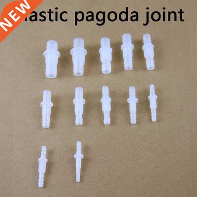 Plastic pagoda joint PP Thread Hex Nut PP Straight Connecto