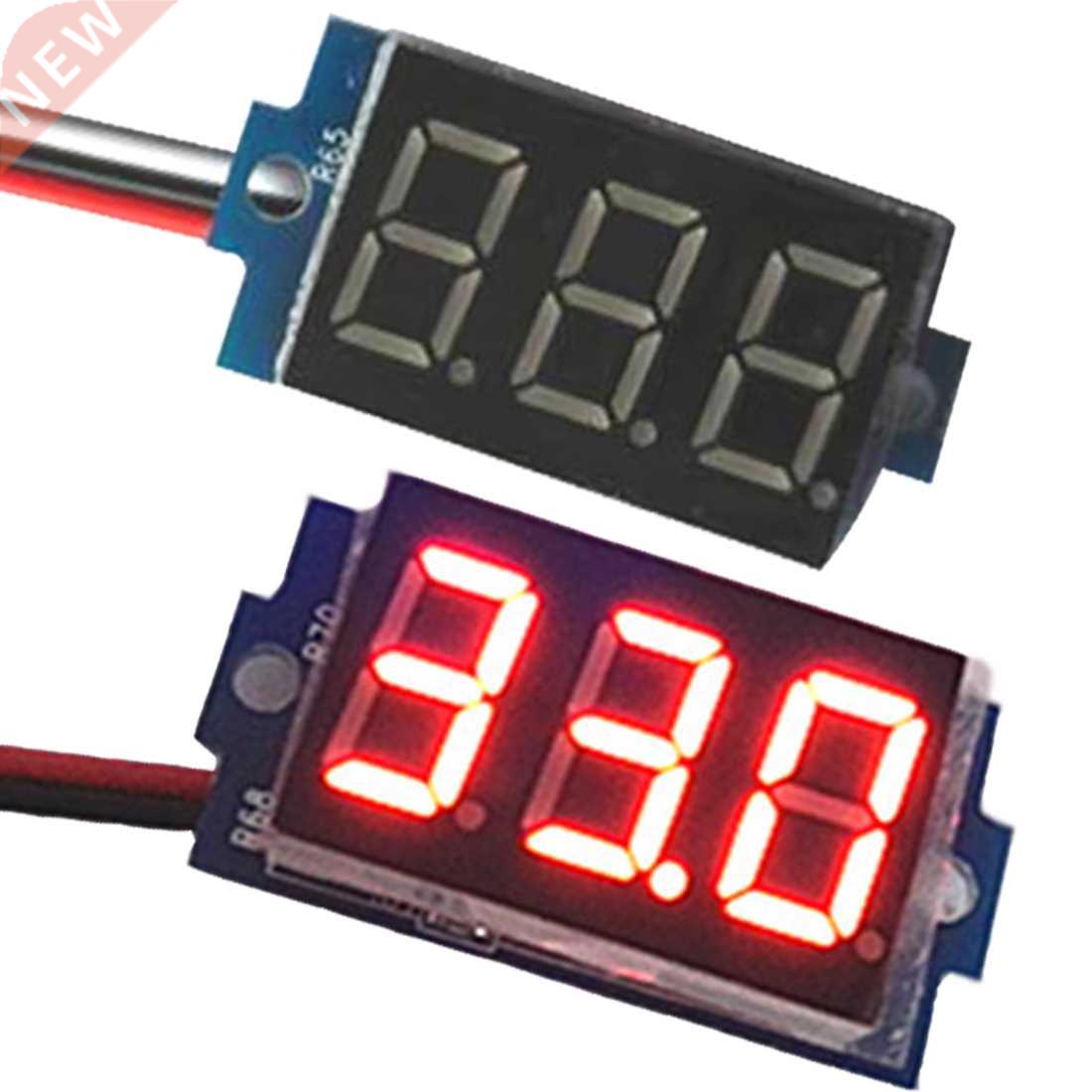 Direct Current DC 0-99.9V 0.6 Inch Red LED Display Voltmete