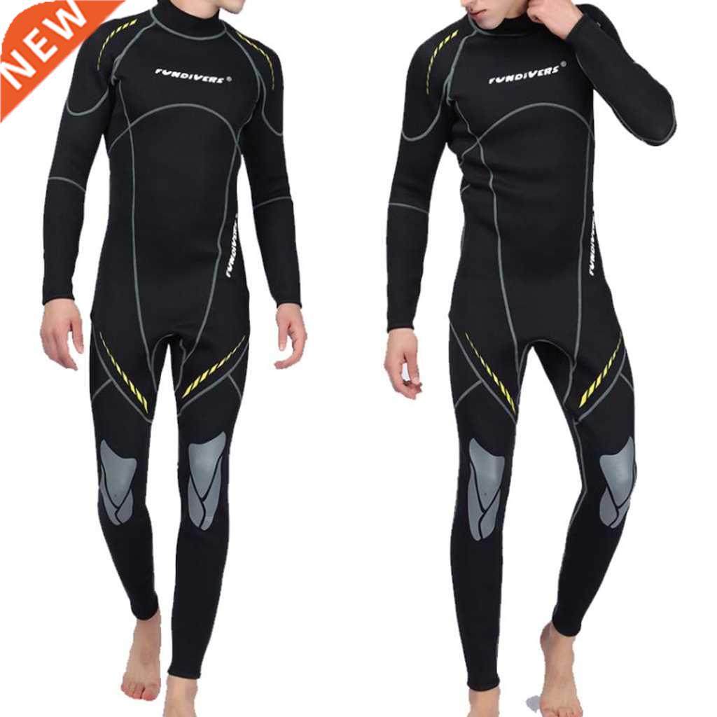 premium neoprene wetsuit 3mm men scua diving thermal winter