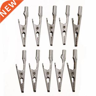 100pcs 51mm Length Electrical Crocodile Clamps Cable Lead Te