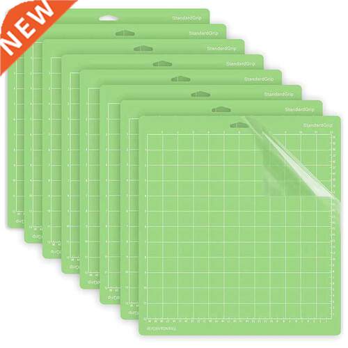 8Pack Cuttng Mat for Crcut 12X12 nch StandardGrp Adhesv