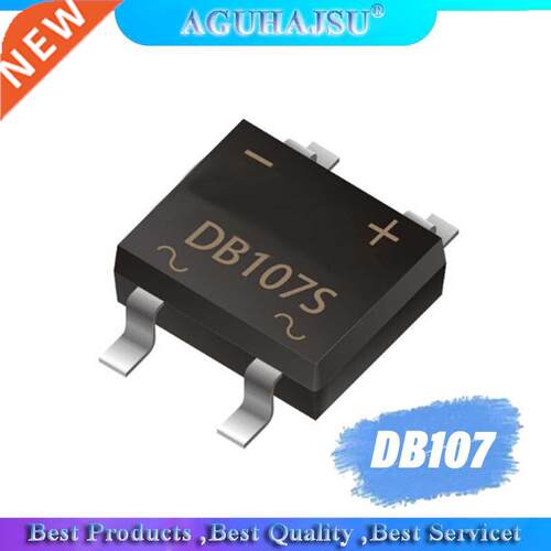 20pcs SMD DB107 DB107S 1A 1000V Single Phases Diode Rectifie
