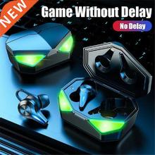 T LED Light Noise Cancelling Headphones Bluetooth Gaming
