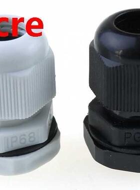 Promotion! 10 Pcs White Plastic PG11 Waterproof Cable Glands