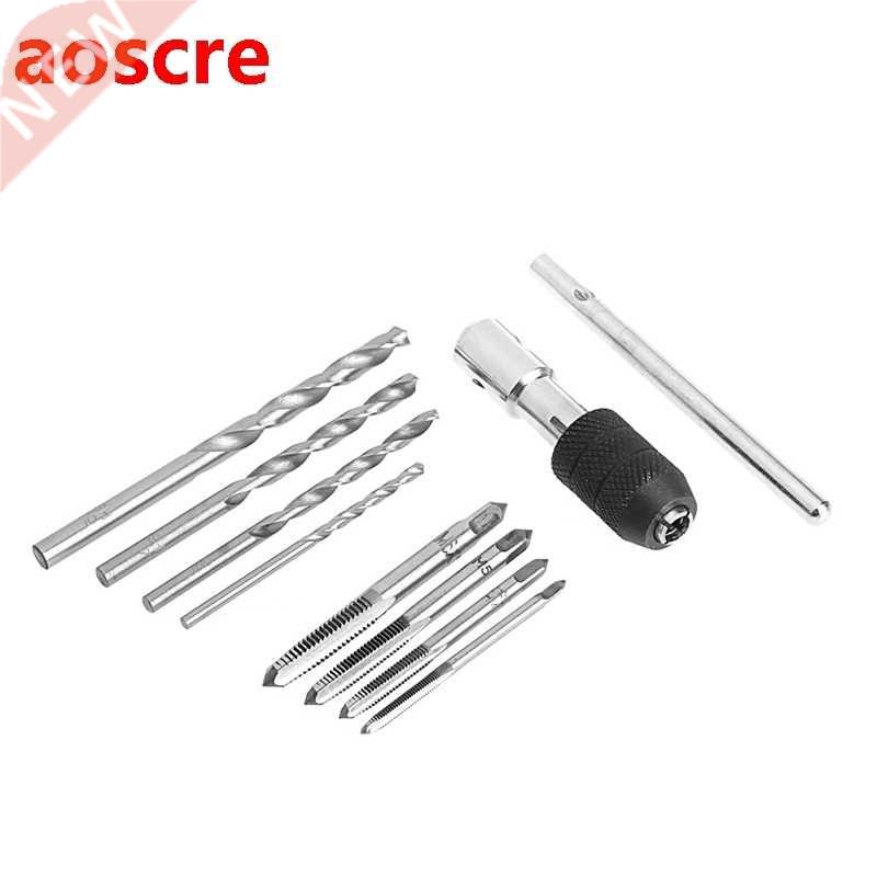 Hand Tap Set Screw Thread Taps + T- Wrench Reamer + M-M6 Tw