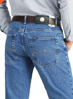 Men Busness Jeans Classc Sprng Autumn Male Cotton Stragh