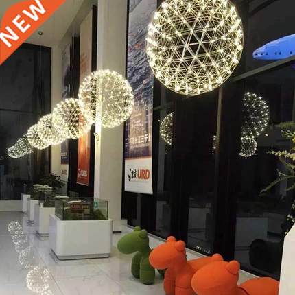 Modern brief Loft spark ball LED Chandelier fixture Firework