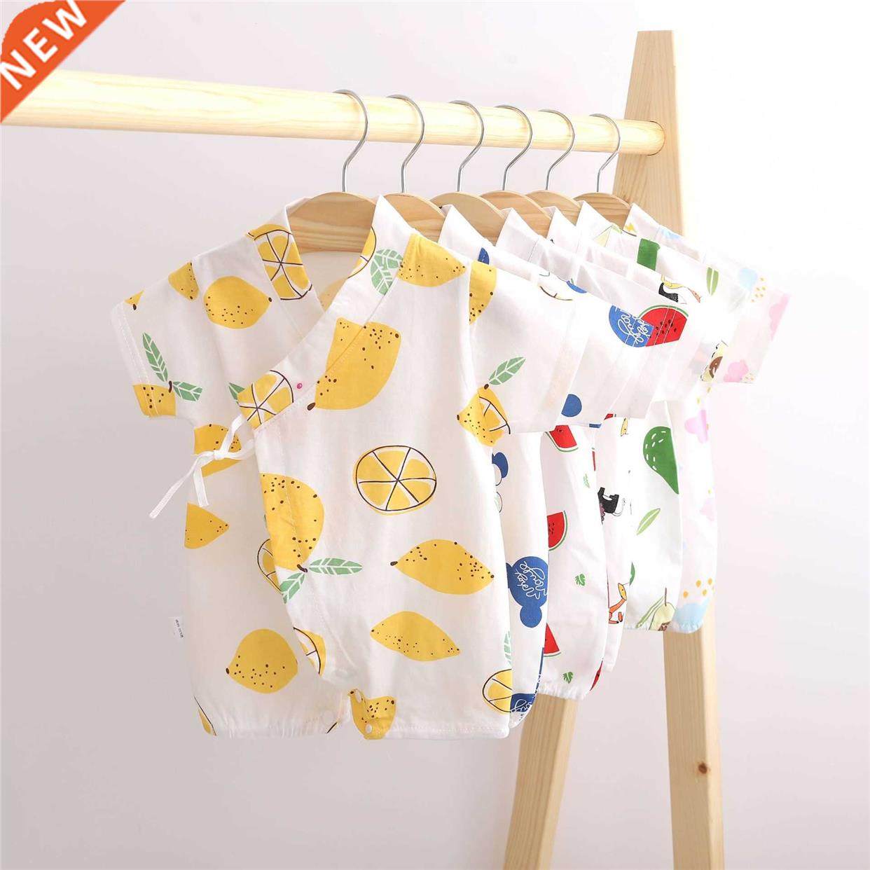 Summer Baby Girl Boys Clothing Rompers Jumpsuit Short-sleeve