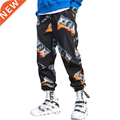 New Fashion Printed Men Harem Pants Hip Hop Casual Streetwea