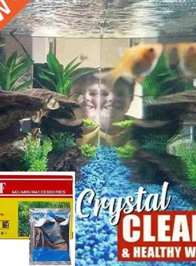 Aquarium Water Clarifier Fish Tank Water Purifying Powder