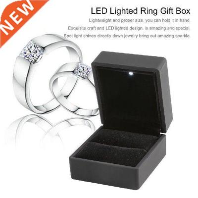 LED Lighted Erring Ring Gift Box Wedding Enggement Ring