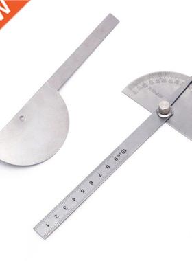 Stainless Steel Round Head 180 degree Protractor Angle Finde