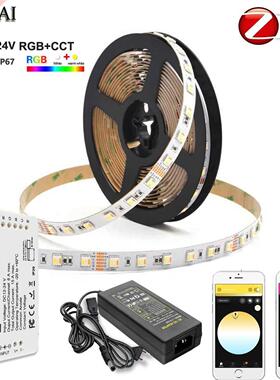 Zigbee .0 LED Light Strip 5M 12V/24V 5in1 RGBCCT 5050 Smart